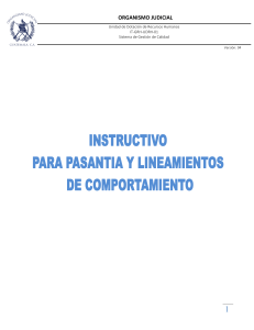 MANUAL INSTRUCTIVO PARA PASANTÍA Y LINEAMIENTOS DE COMPORTAMIENTO