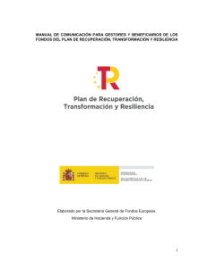 manual de comunicacion para los gestores del plan PRTR