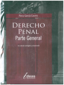 Derecho Penal Parte General Percy Garcia Cavero 