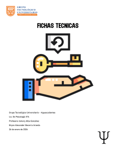 FICHAS TECNICAS - Bryan Alexander Becerra Aranda 5°A