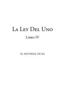 LEY DEL UNO LIBRO IV