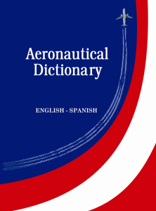 AERONAUTICAL DICTIONARY Spanish-English