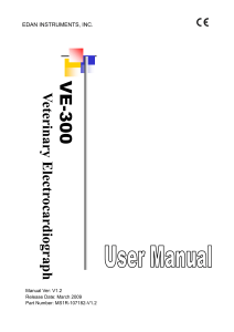 ED   VE-300 Manual