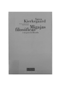MIgajas Filosóficas Kierkegaard