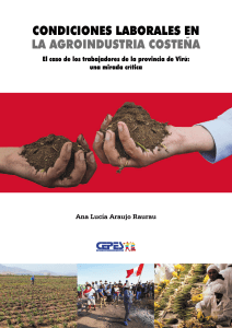 Lucia Araujo-Condiciones laborales agroindustria