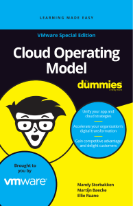 Cloud Operating for Dummies 2 Edition
