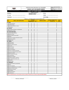YAR-SD-SSO-FRM-28 Check list Equipo Mixer IMPRENTA(AutoGuardar)