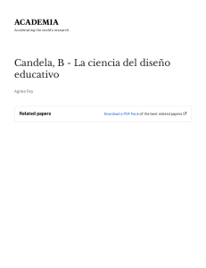 pdfcoffee.com candela-b-la-ciencia-del-diseo-educativo-pdf-free