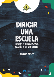 Dirigir una escuela-Jorge Fasce