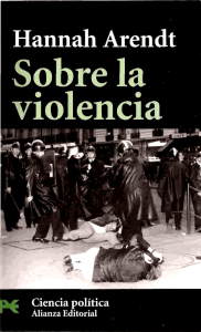 Arendt Hannah Sobre La Violencia