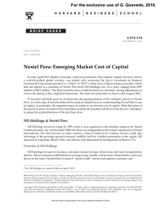 Caso Costo del Capital Nextel -PDF-ENG