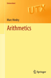 (Universitext) Marc Hindry (auth.) - Arithmetics-Springer-Verlag London (2011)