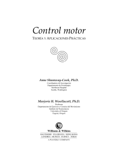 CONTROL MOTOR Anne Shumway-Cook, Ph.D.