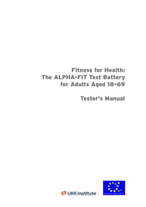 500-ALPHA FIT Testers Manual