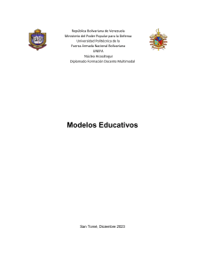 MODELOS EDUCATIVOS