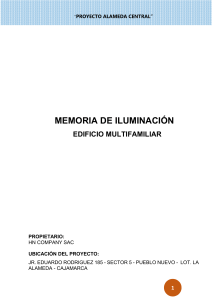 MEMORIA DE ILUMINACION