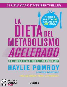 La dieta del metabolismo acelerado - Haylie Pomroy - JPR504