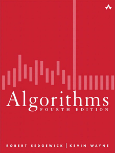 Algorithms 4th Robert Sedgewick, Kevin Wayne