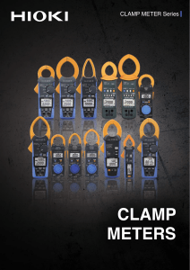 series clampmeters E9-1XE