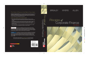 Brealey  Myers y Allen 2009 Principles of corporate finance