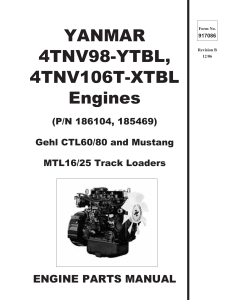 CTL60-CTL80-Compact-Track-Loader-Yanmar-Engine-Parts-Manual-917086B