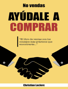 ¡No vendas - Ayúdale a comprar (Leclerc)