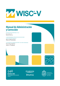 Manual WISC-V