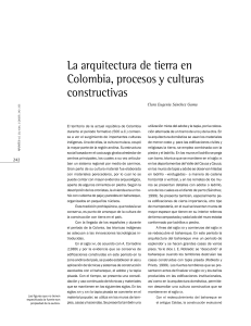 La arquitectura de tierra en colombia