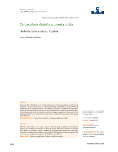 Cetoacidosis diabética. México 2020