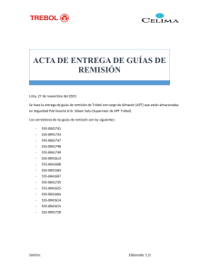 ACTA DE ENTREGA DE MICROFONO