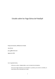 Estudio Yoga Sutras Patanjali-JoseGarcia