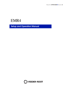 577014-350 - Setup and Operation Manual
