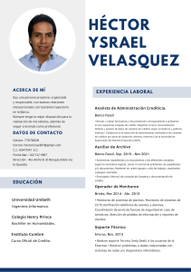 HectorYsraelVelasquez Curriculum