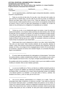 EVALUACIÒN COMPETENCIA COMUNICATIVA I,II,III