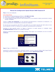 Manual de Configuración Speed Stream 5660 Classical IP compressed