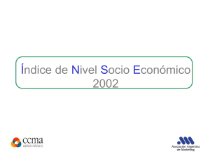 Índice de Nivel Socio Económico 2002