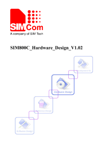 SIM800C Hardware Design V1.02
