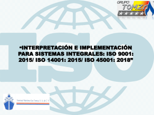 ISO 9001 2015 CAPACITACION