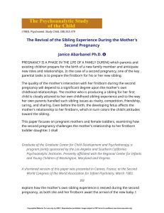 The Revival of the Sibling Experience During the Mother's Second Pregnancy-PSC.038.0353A-pepweb