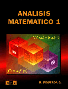 Analisis Matemático 1 Ricardo Figueroa G