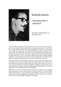 Kusch - Introducción a América