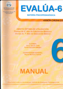 evalua 6 manual