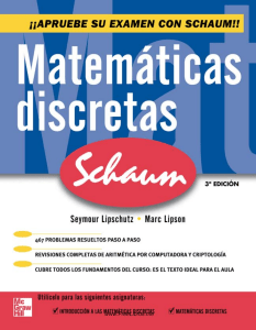 2.Matematicas Discretas - 3edi Lipschutz