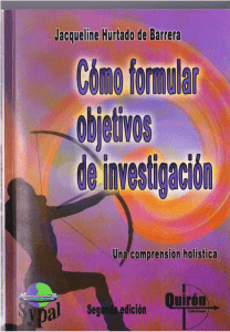 Cómo formular objetivos de investigación – Jacqueline Hurtado de Barrera