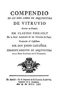 1761 C Perrault Los diez libros de arqu de Vitruvio