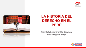 LA HISTORIA DEL DERECHO EN EL PERÚ (1)