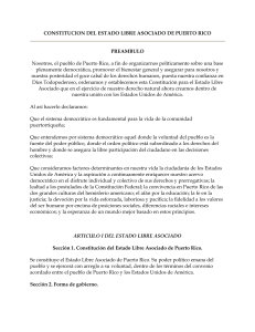 CONSTITUCIONES DE ESTADOS UNIDOS DE AMERICA Y DE PUERTO RICO