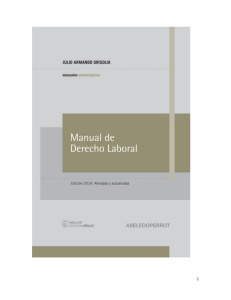 Manual de Derecho Laboral - Grisolia