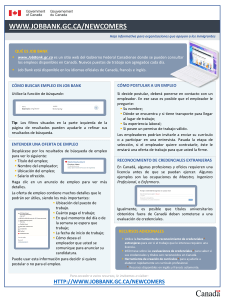 Resource Sheet-What is Job Bank-Spanish