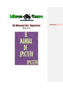 Epicteto - Manual De Epicteto
